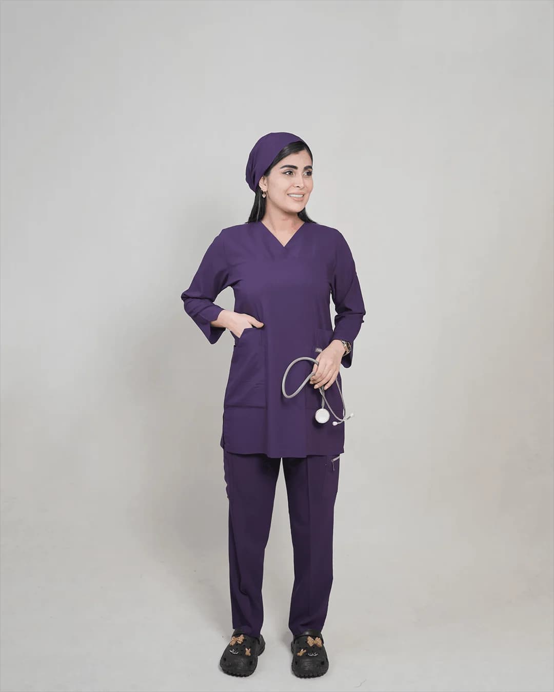 اسکراب پزشکی زنانه مدل لوتوس
