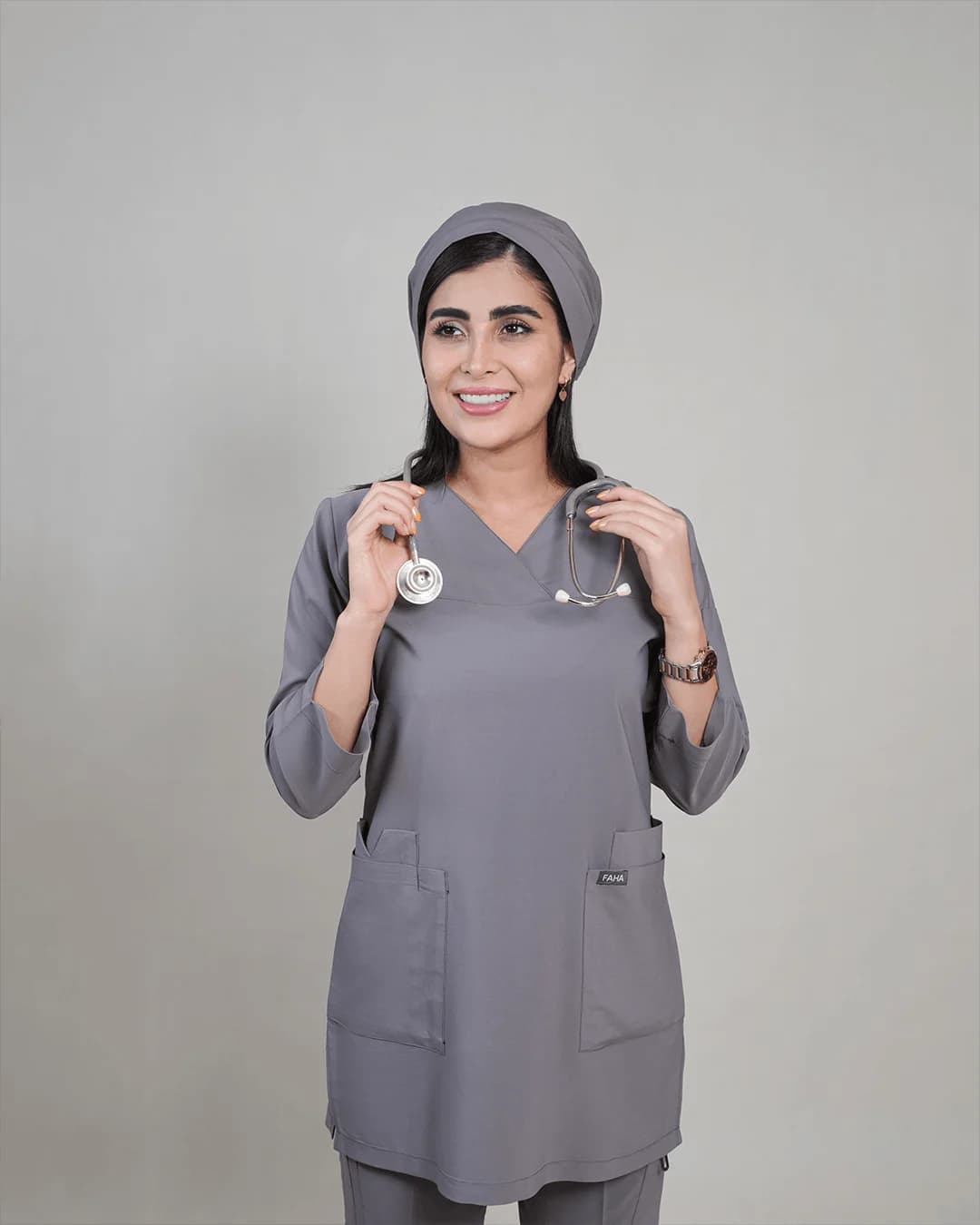 اسکراب پزشکی زنانه مدل لوتوس