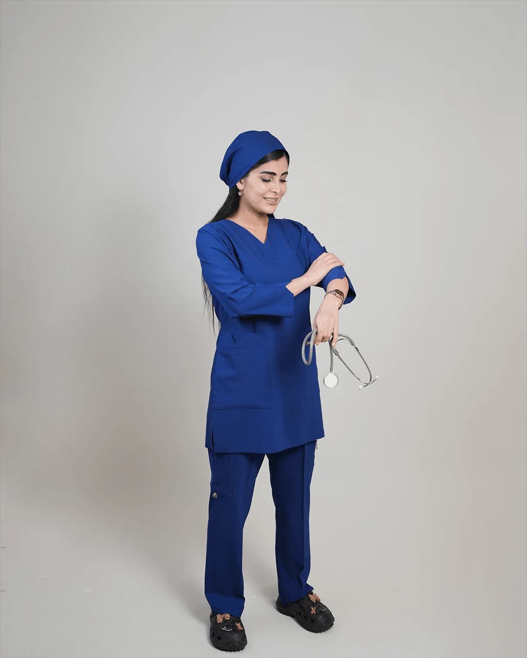 اسکراب پزشکی زنانه مدل لوتوس