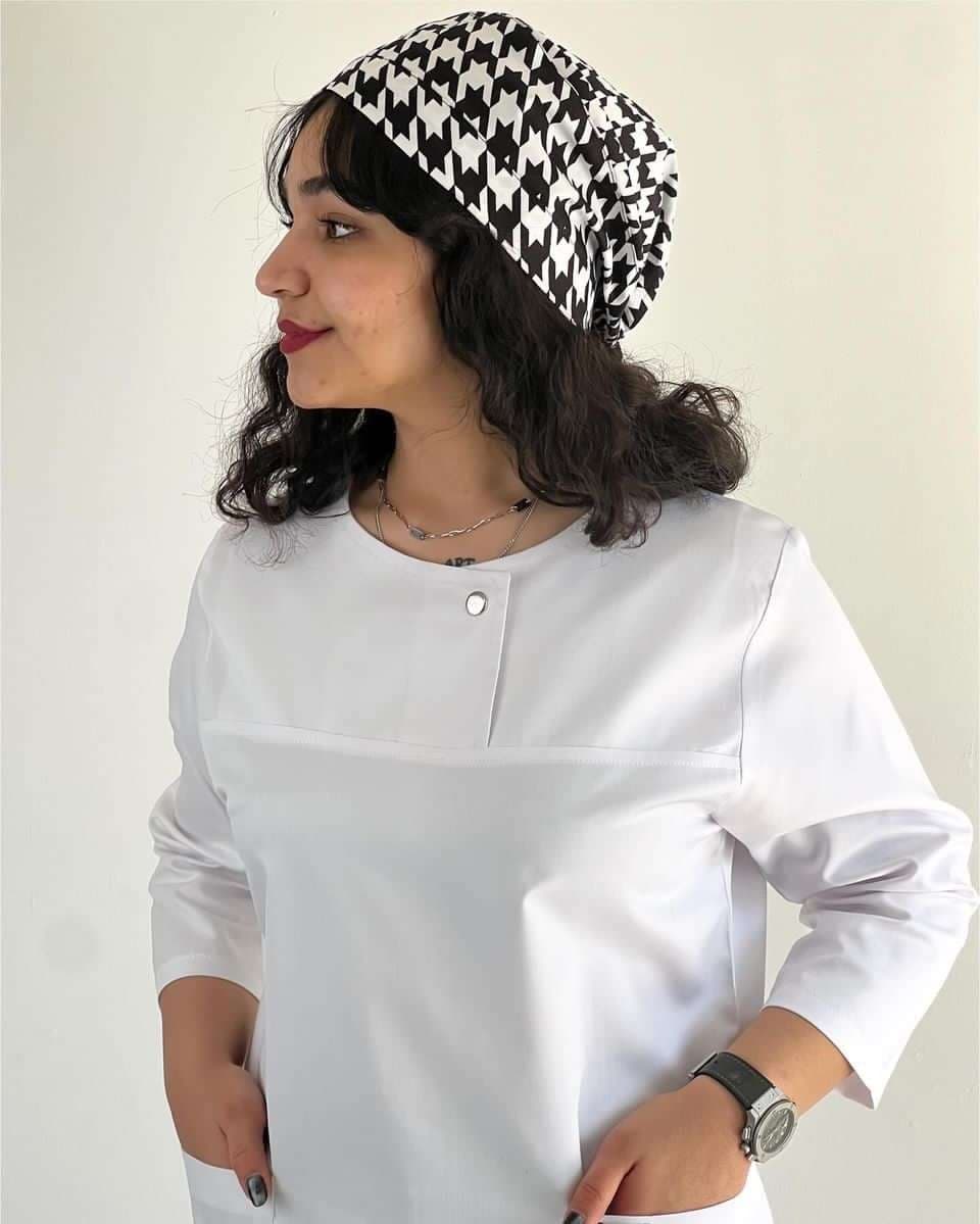 کلاه جراحی طرحدار حجاب