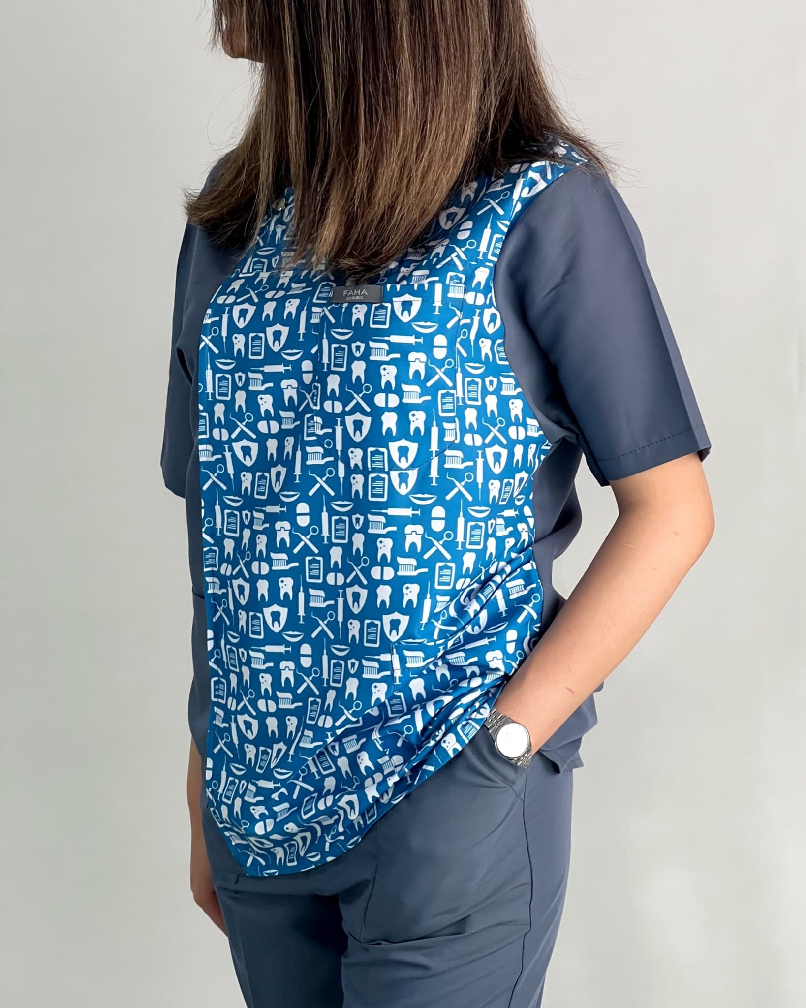 اسکراب پزشکی یونیسکس طرح دندانپزشکی