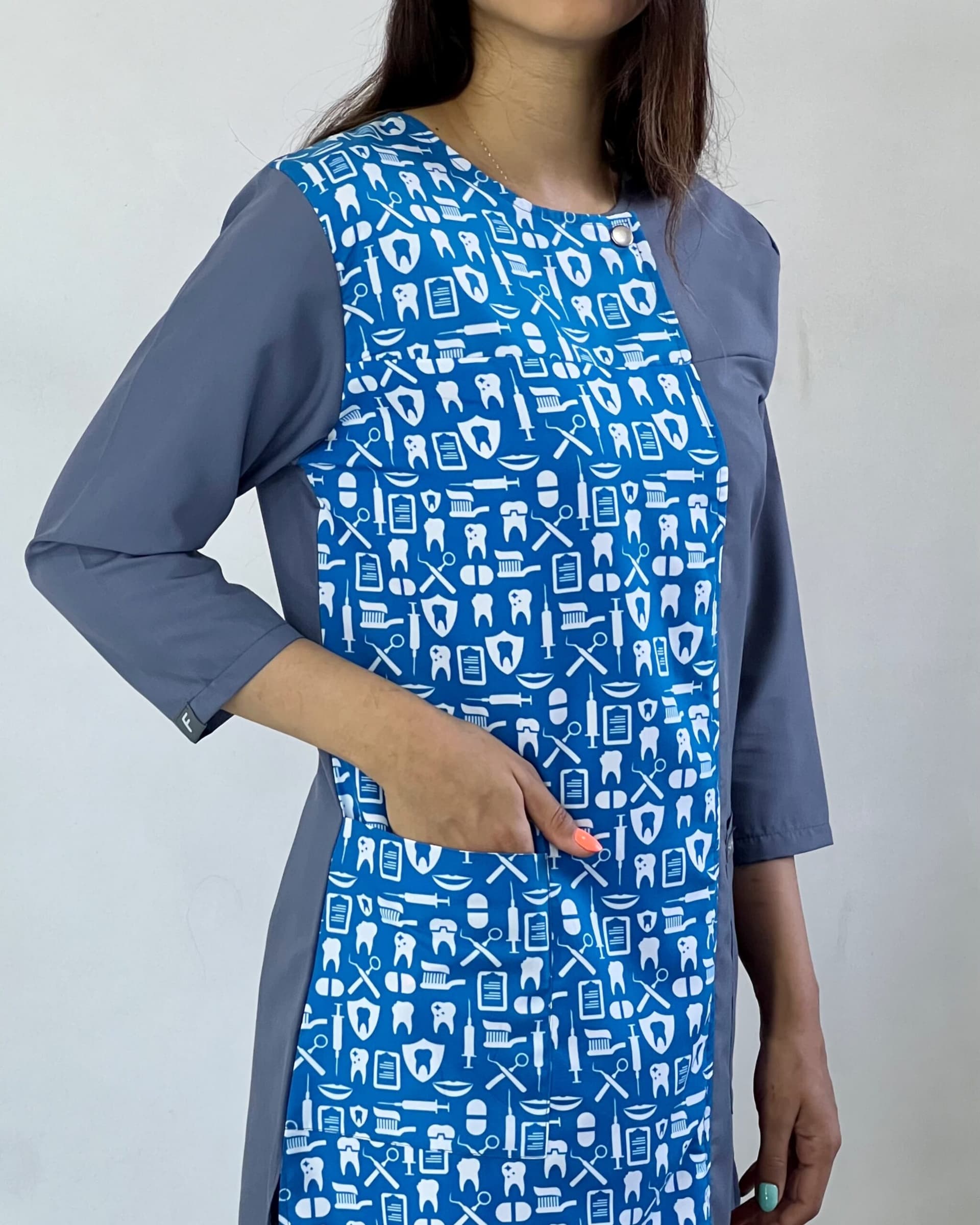 اسکراب پزشکی زنانه طرح دندانپزشکی