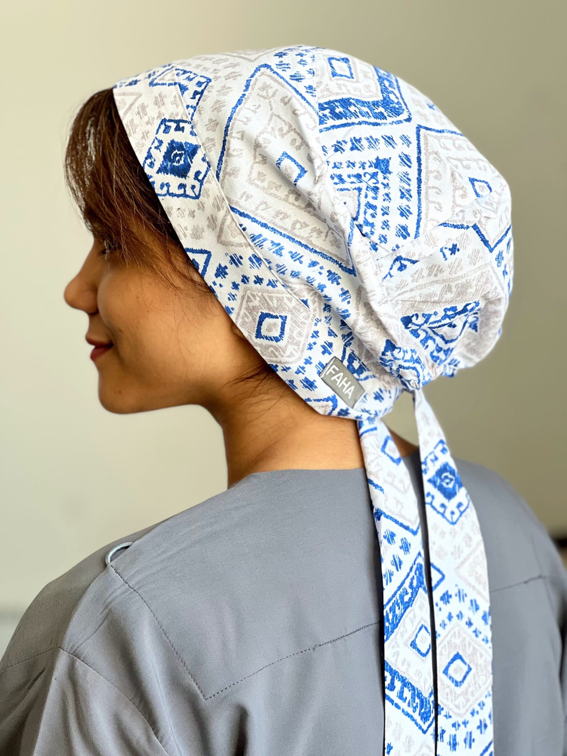 کلاه جراحی طرحدار حجاب
