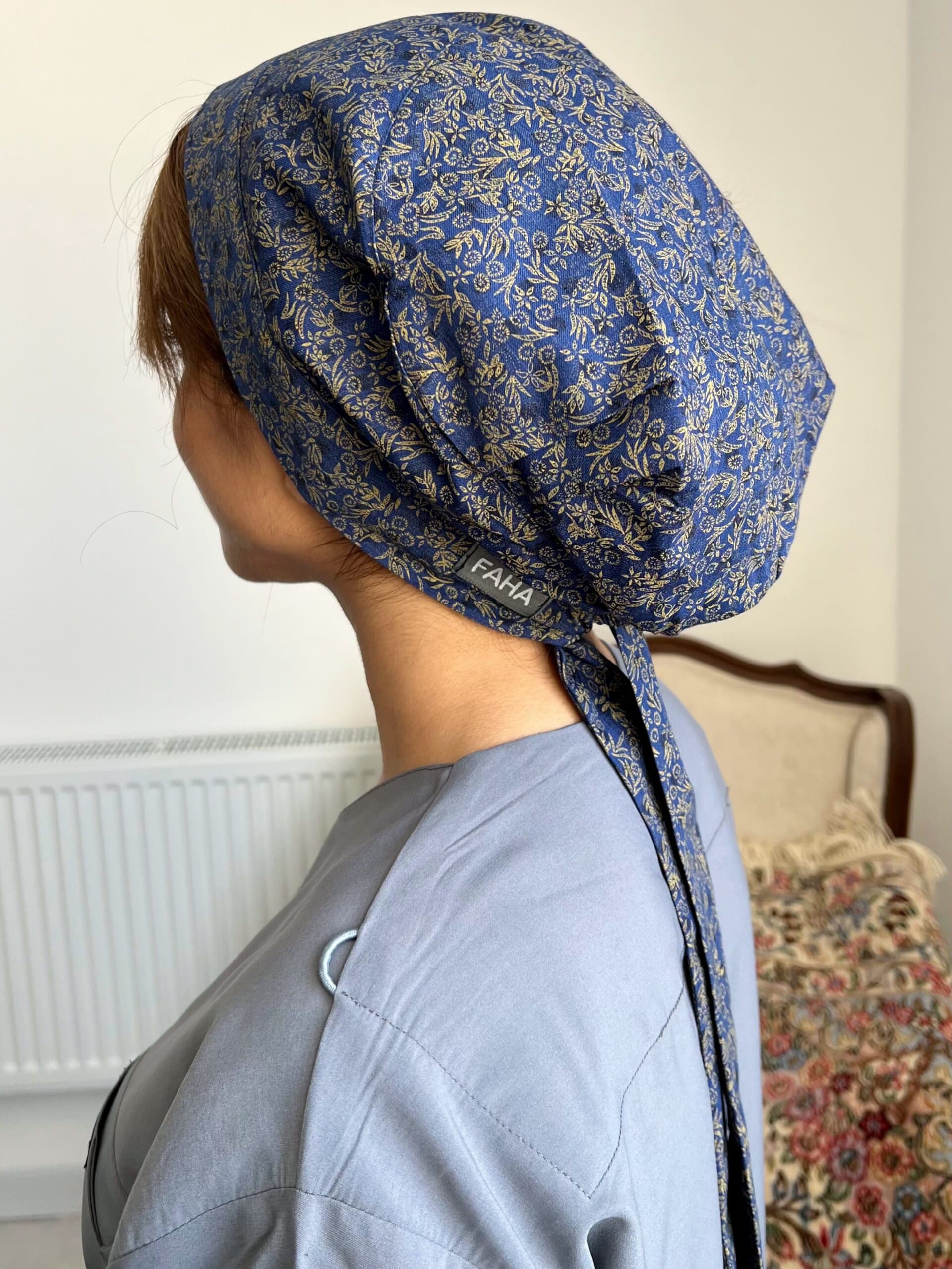 کلاه جراحی طرحدار حجاب