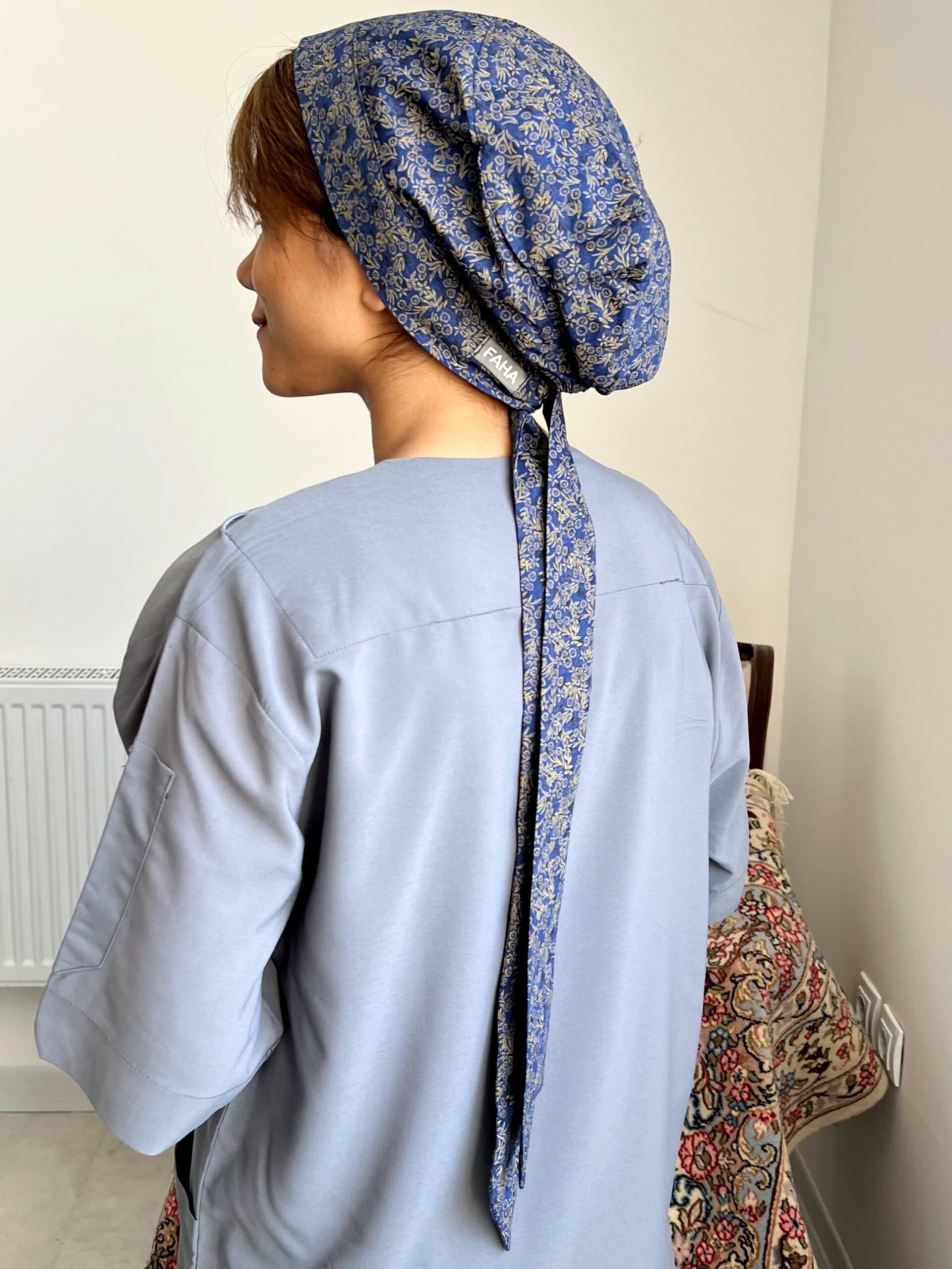 کلاه جراحی طرحدار حجاب