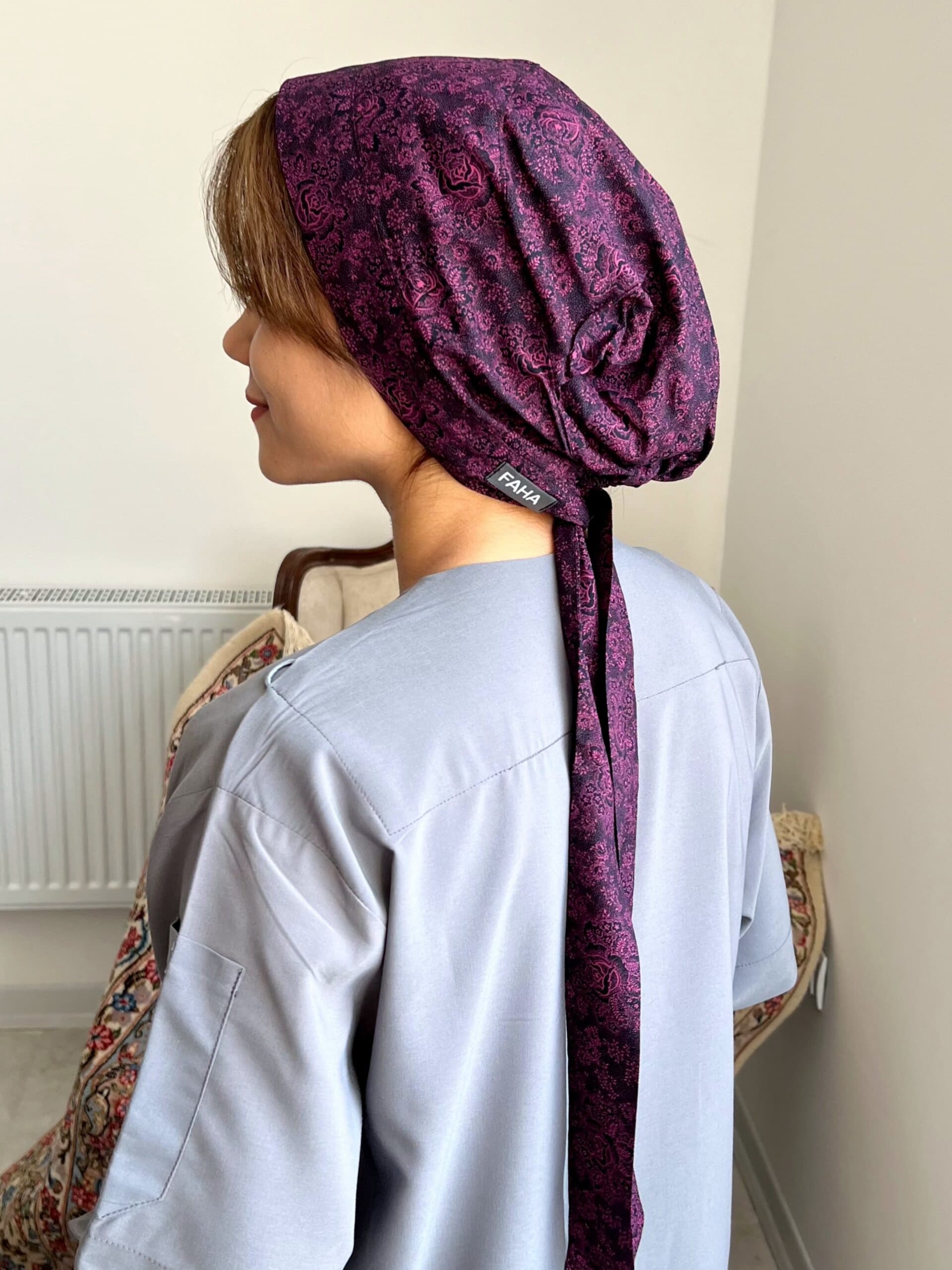 کلاه جراحی طرحدار حجاب