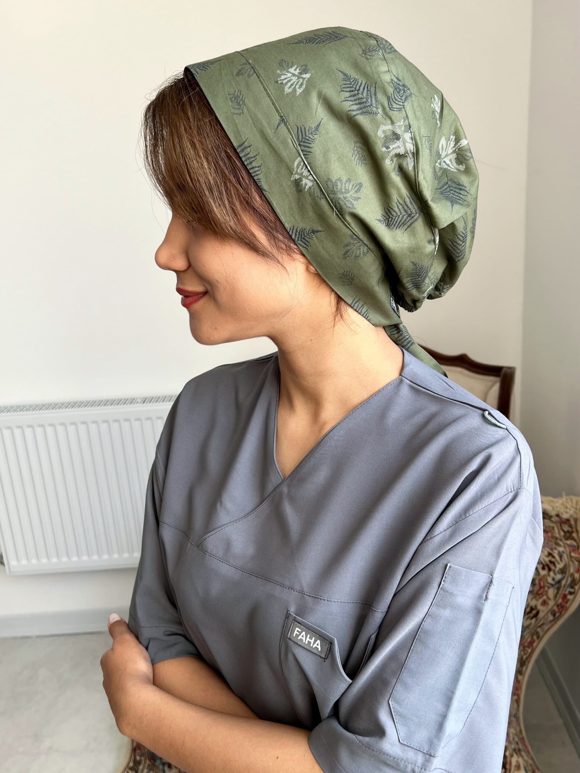 کلاه جراحی طرحدار حجاب