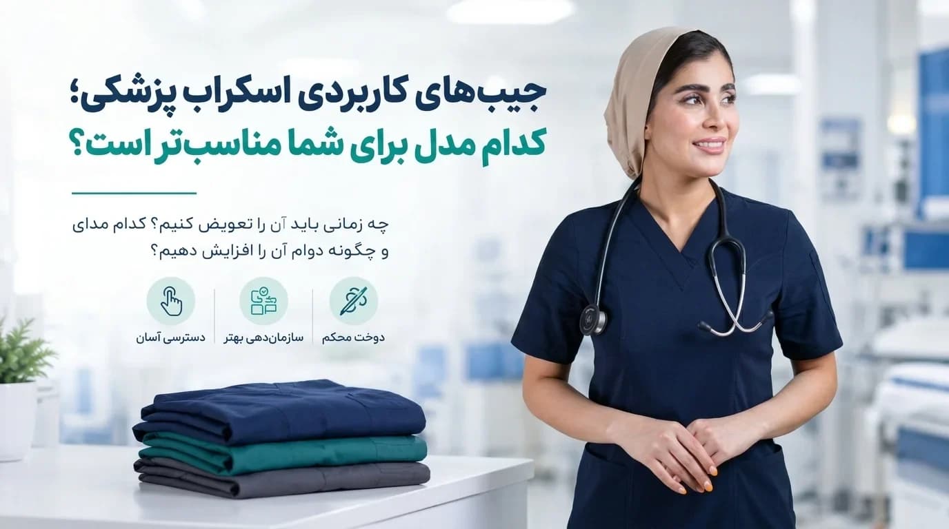 جیبهای کاربردی اسکراب پزشکی و محل قرارگیری آنها