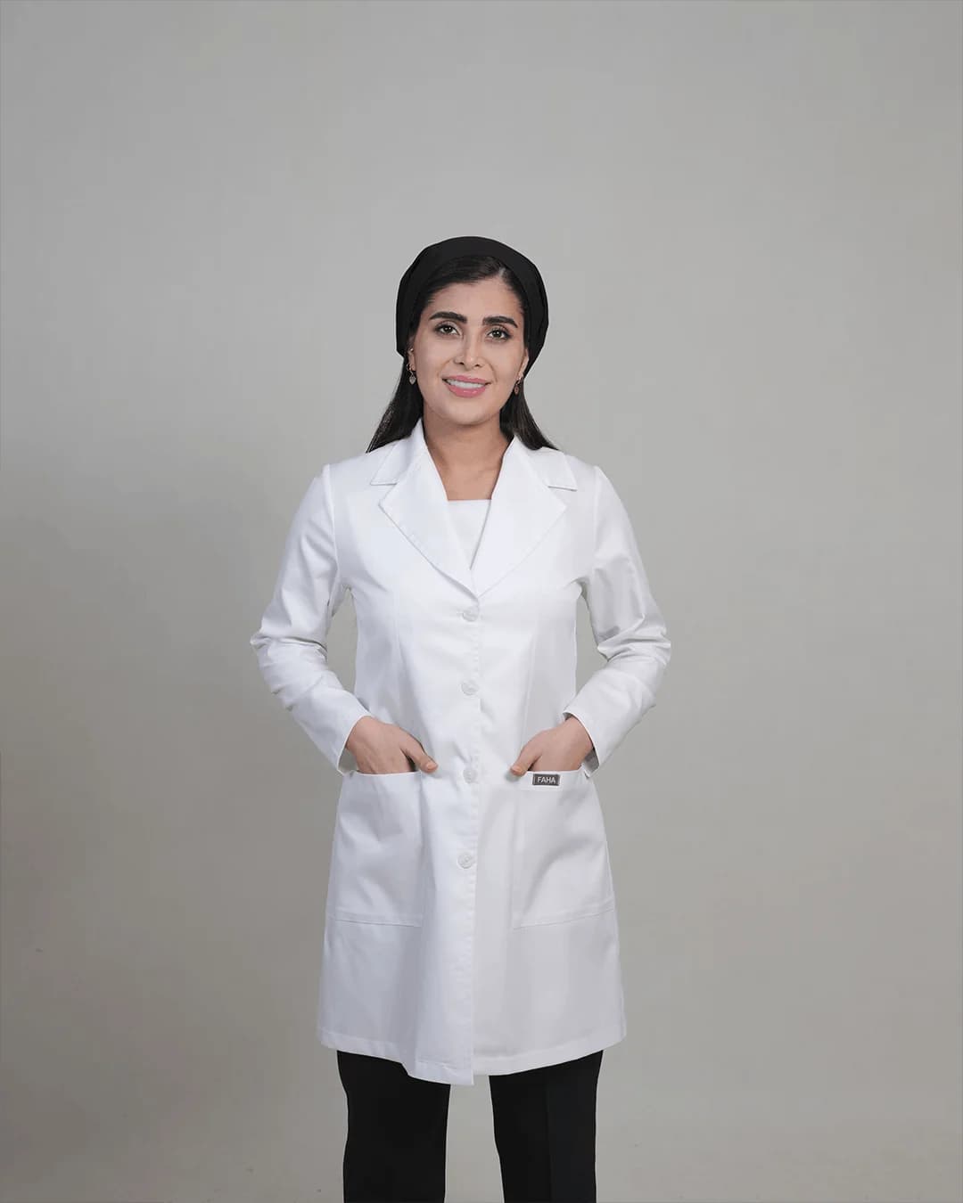 روپوش سفید مدل کلاسیک