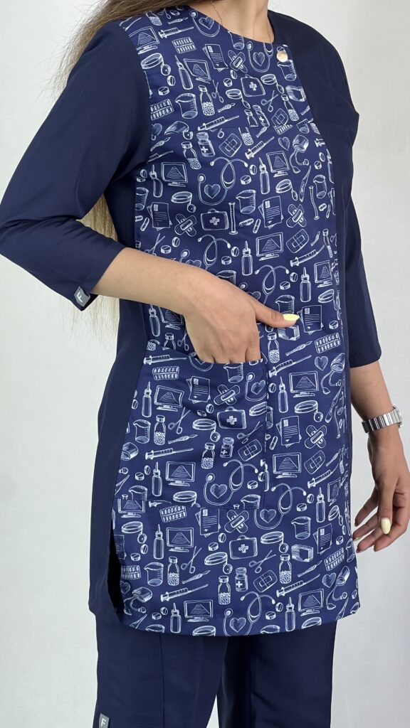 اسکراب با طرح لوازم آرایش برای محیط های غیررسمی