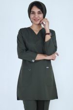 اسکراب پزشکی بدون شلوار زنانه مدل الگانت - تصویر 4